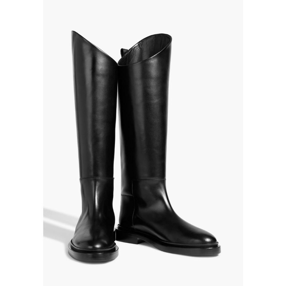 Jil Sander Leather Knee High Boots